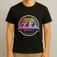 Mount Denali Alaska Mountaineer Climbing National Park T-Shirt thumb 3