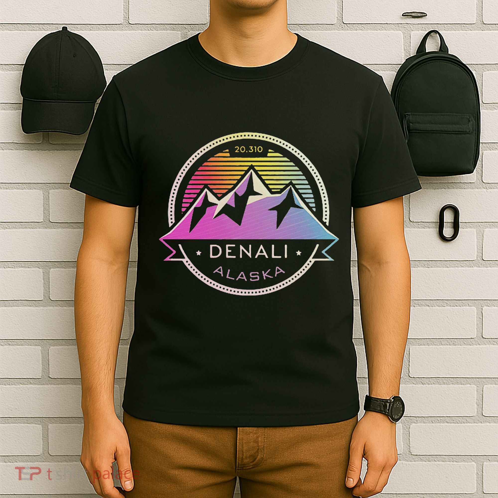 Mount Denali Alaska Mountaineer Climbing National Park T-Shirt