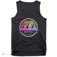 Mount Denali Alaska Mountaineer Climbing National Park Tank Top thumb 0