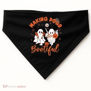 Making Dogs Bootiful Halloween USA-Made Doggie Bandana