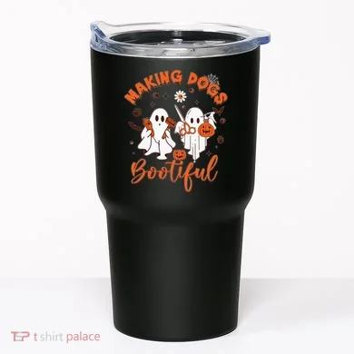 Making Dogs Bootiful Halloween Tumbler
