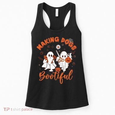 Making Dogs Bootiful Halloween Women's Tank Top
