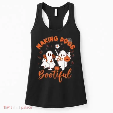 Making Dogs Bootiful Halloween Women's Tank Top