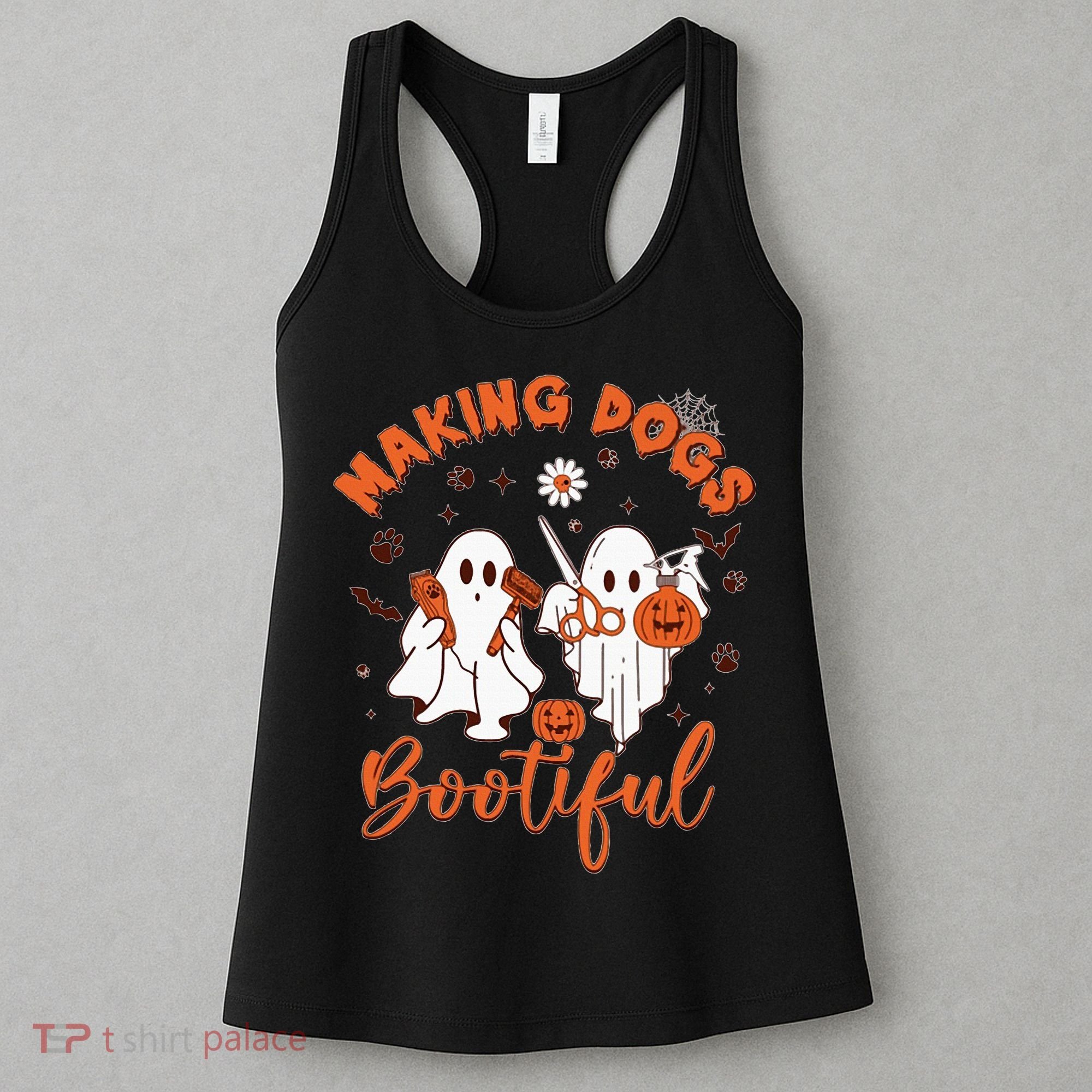 Making Dogs Bootiful Halloween Women's Tank Top