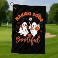 Making Dogs Bootiful Halloween Golf Towel thumb 1