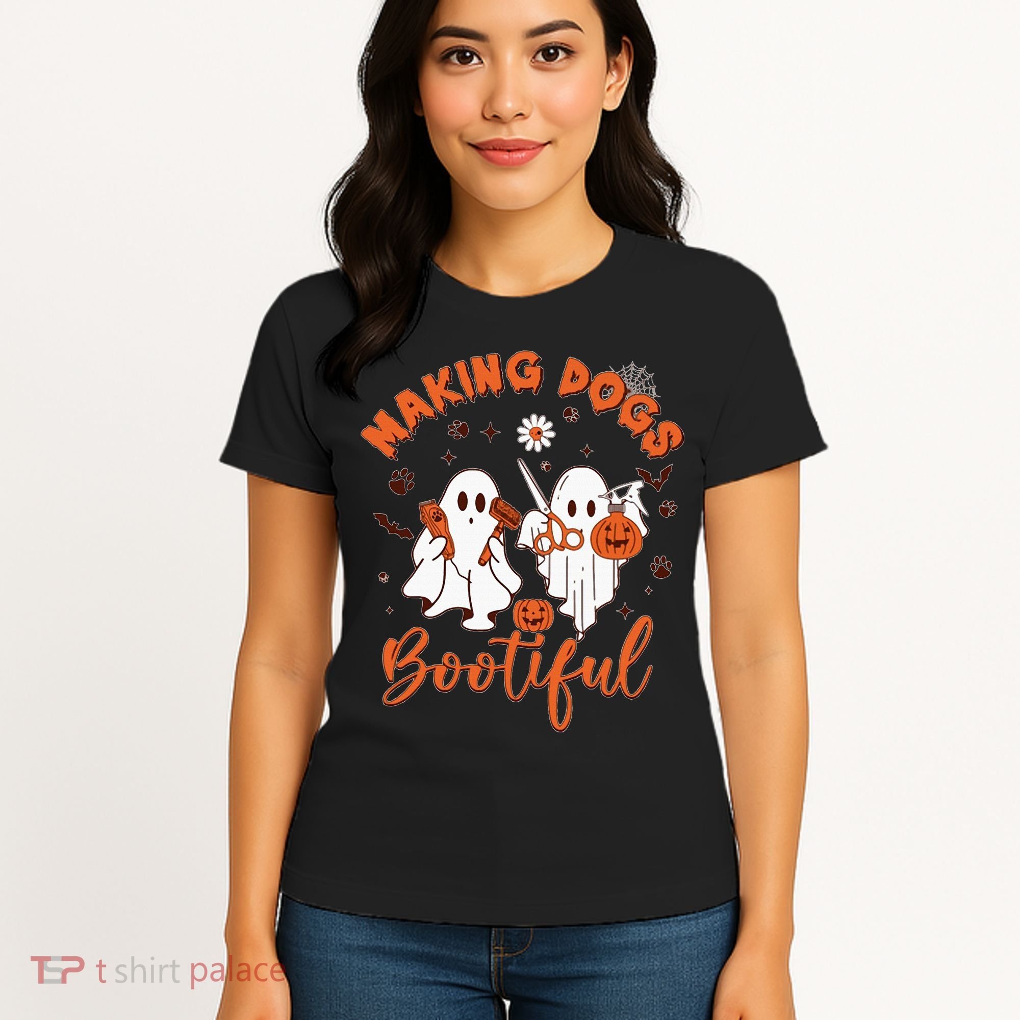 Making Dogs Bootiful Halloween Women's T-Shirt