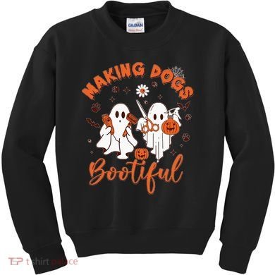 Making Dogs Bootiful Halloween Kids Sweatshirt