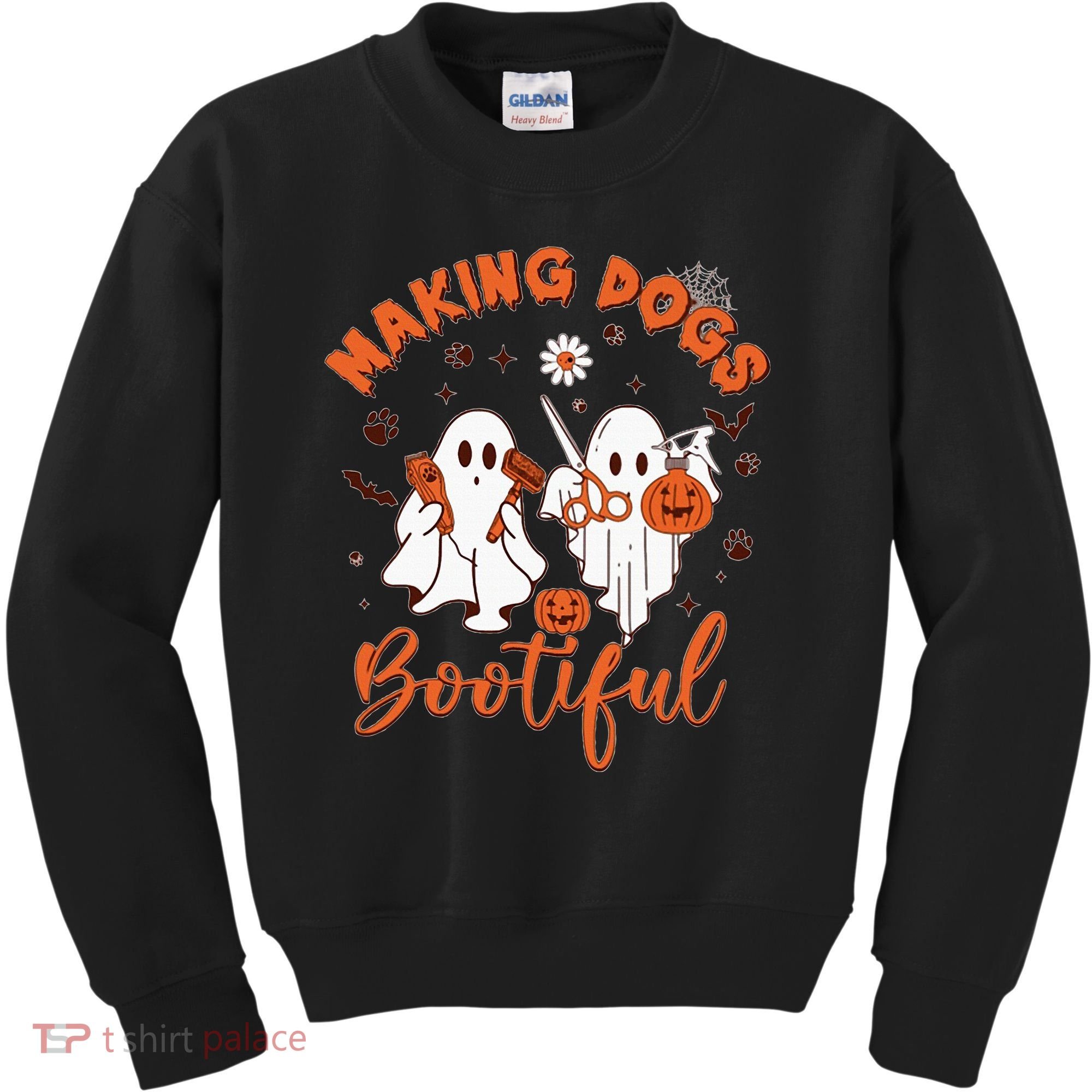Making Dogs Bootiful Halloween Kids Sweatshirt