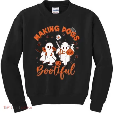Making Dogs Bootiful Halloween Kids Sweatshirt