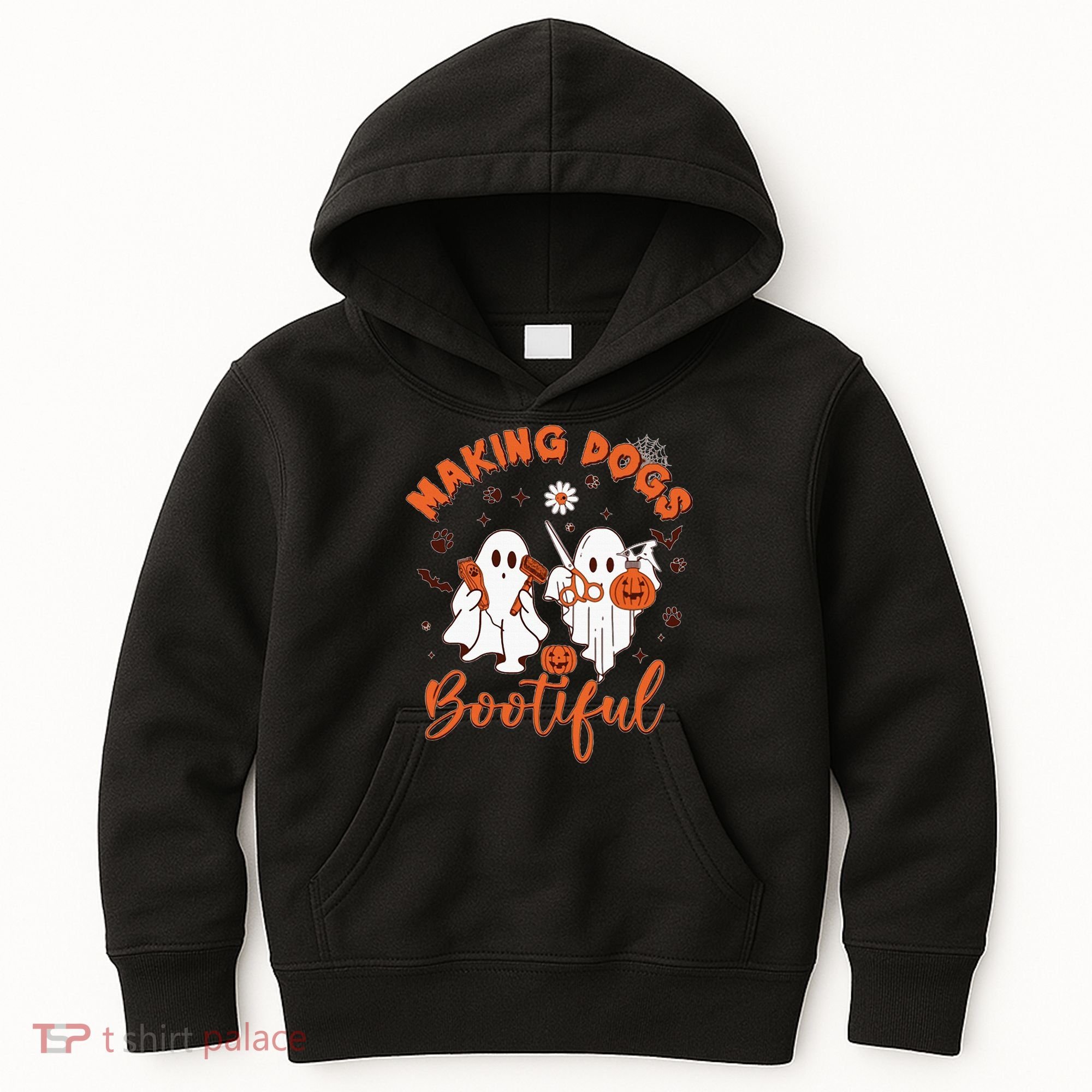 Making Dogs Bootiful Halloween Kids Hoodie