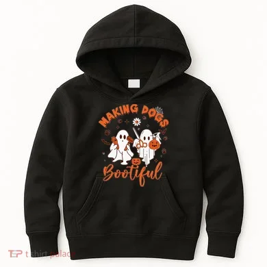 Making Dogs Bootiful Halloween Kids Hoodie