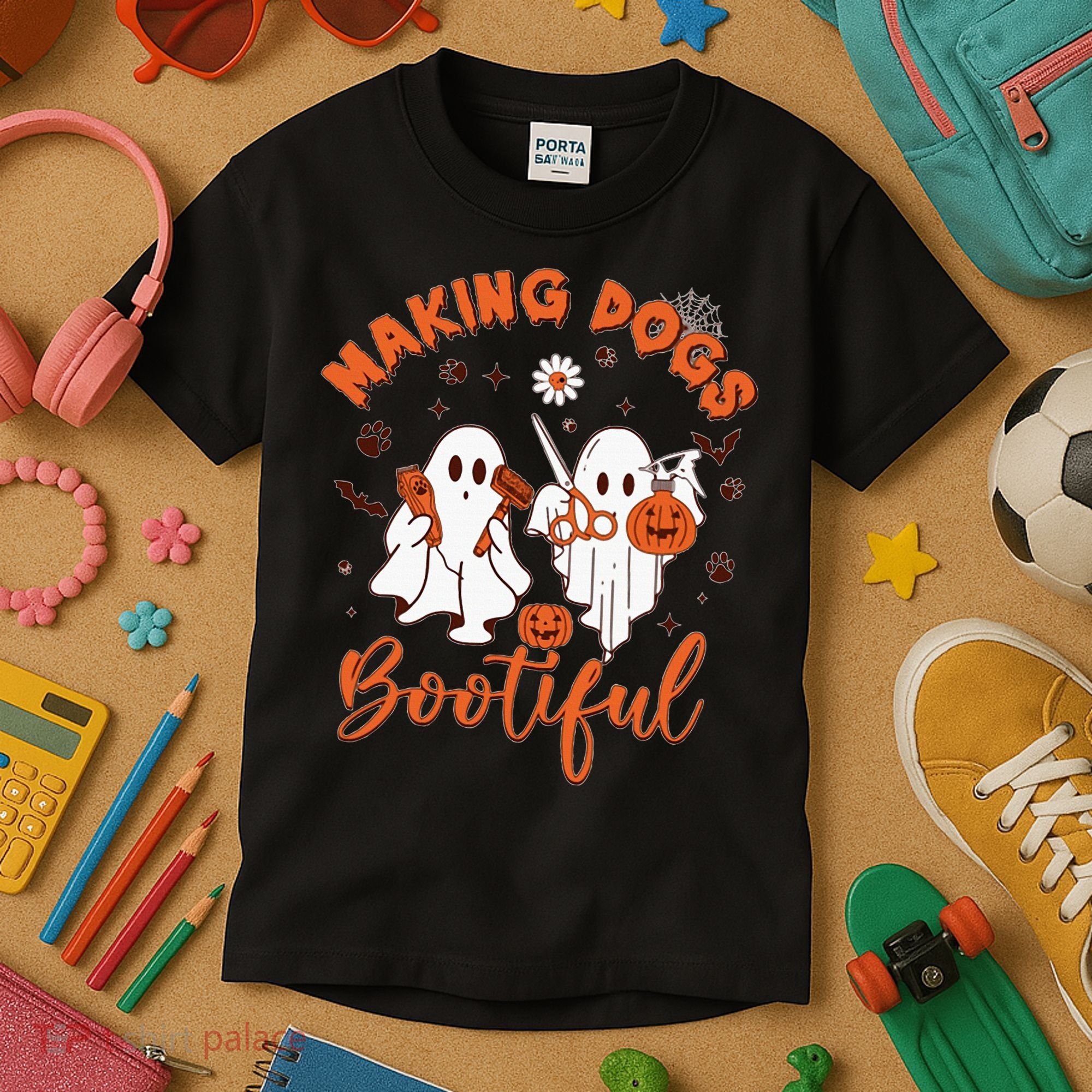 Making Dogs Bootiful Halloween Kids T-Shirt