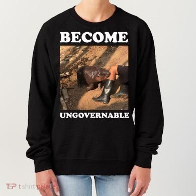 Moo Deng Become Ungovernable Women's Sweatshirt