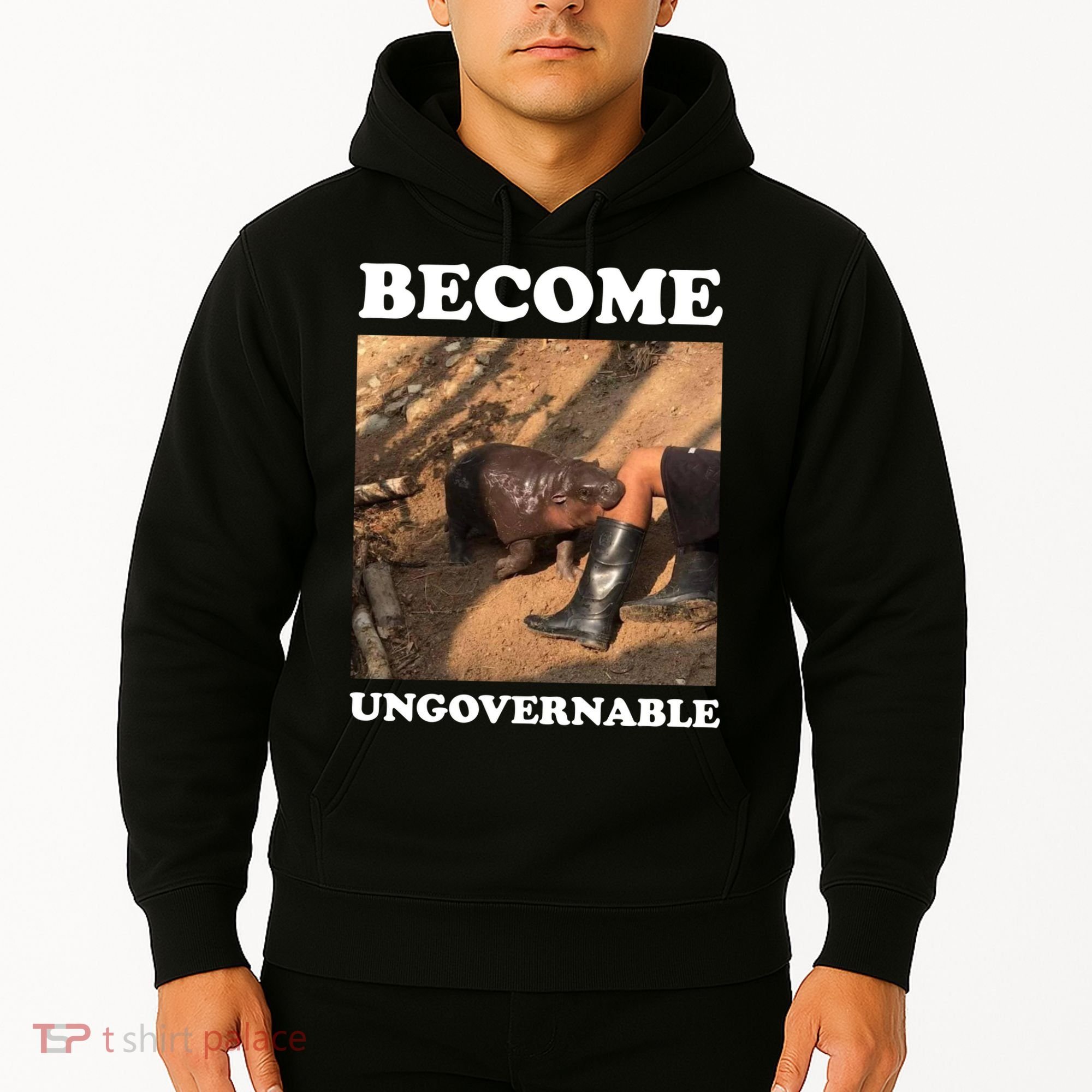 Moo Deng Become Ungovernable Hoodie