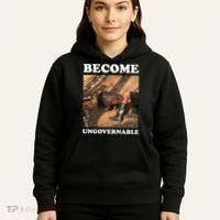 Moo Deng Become Ungovernable Hoodie thumb 5