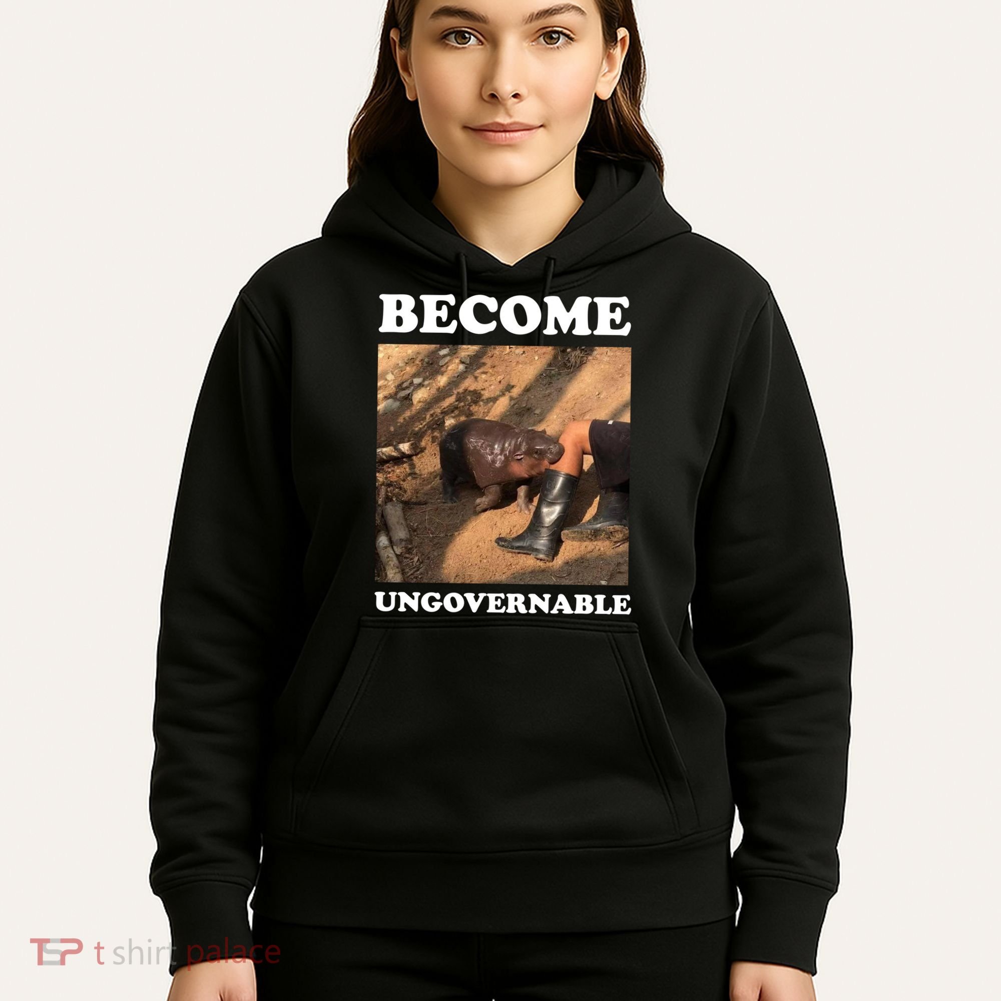 Moo Deng Become Ungovernable Hoodie
