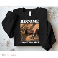 Moo Deng Become Ungovernable Sweatshirt thumb 2