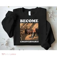 Moo Deng Become Ungovernable Sweatshirt thumb 2