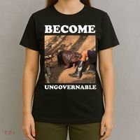 Moo Deng Become Ungovernable T-Shirt thumb 4