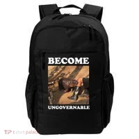 Moo Deng Become Ungovernable Backpack thumb 0