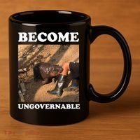 Moo Deng Become Ungovernable 11oz C Handle Ceramic Mug thumb 3
