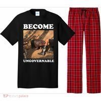 Moo Deng Become Ungovernable Pajama Set thumb 0