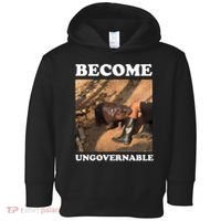 Moo Deng Become Ungovernable Toddler Hoodie thumb 0