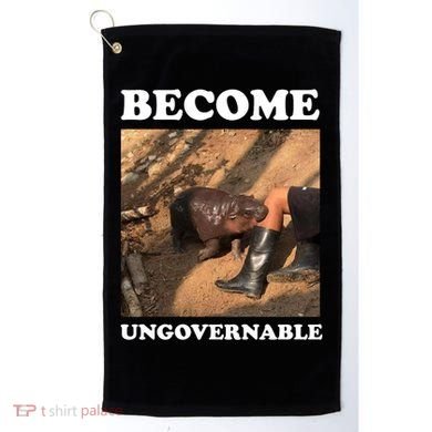 Moo Deng Become Ungovernable Golf Towel