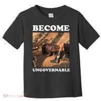 Moo Deng Become Ungovernable Toddler T-Shirt thumb 0