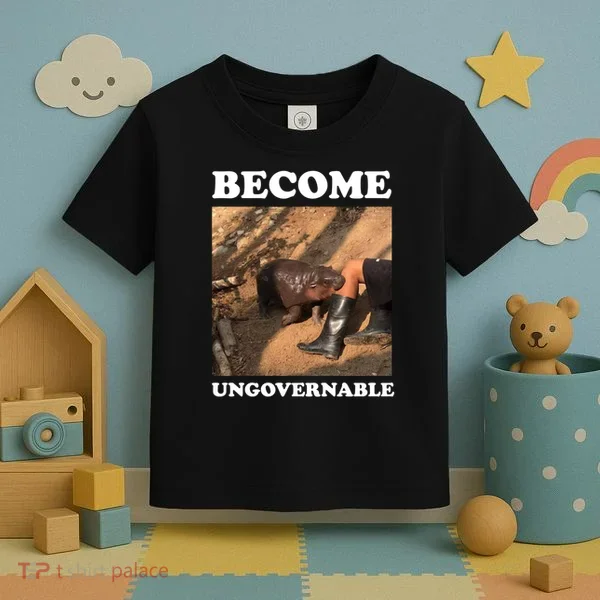 Moo Deng Become Ungovernable Toddler T-Shirt