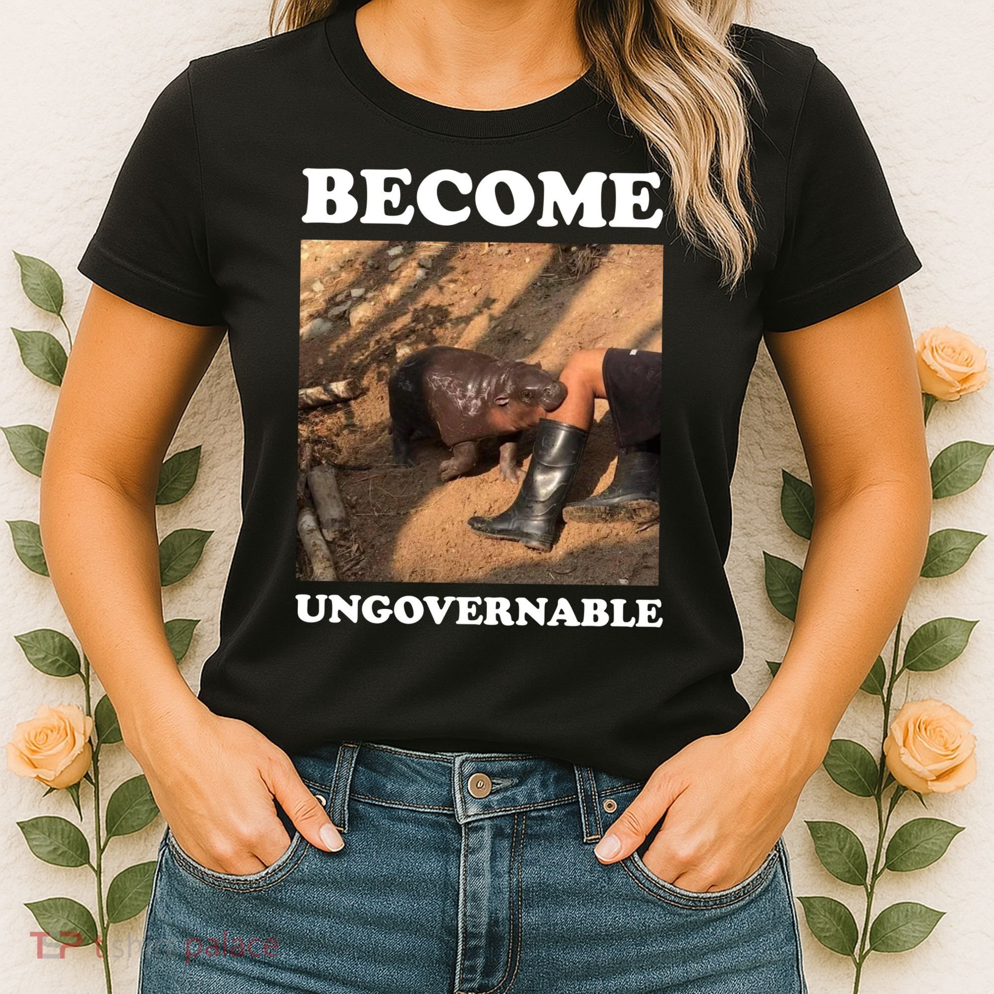 Moo Deng Become Ungovernable Women's T-Shirt