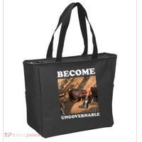 Moo Deng Become Ungovernable Tote Bag thumb 2