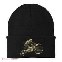 Motocross Dirt Bike Racing Camo Camouflage Beanie thumb 0