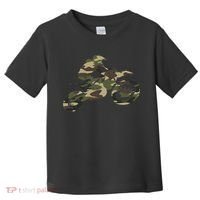 Motocross Dirt Bike Racing Camo Camouflage Toddler T-Shirt thumb 0