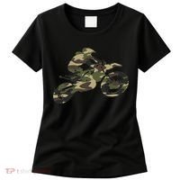 Motocross Dirt Bike Racing Camo Camouflage Women's T-Shirt thumb 0
