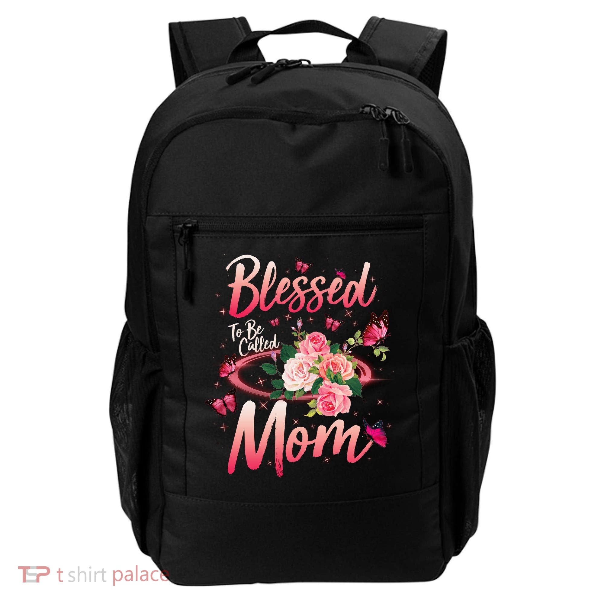 Mother's Day Blessed To Be Called Mom Butterflies And Roses Backpack