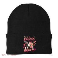 Mother's Day Blessed To Be Called Mom Butterflies And Roses Beanie thumb 0