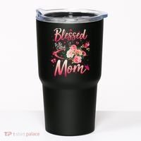 Mother's Day Blessed To Be Called Mom Butterflies And Roses Tumbler thumb 0