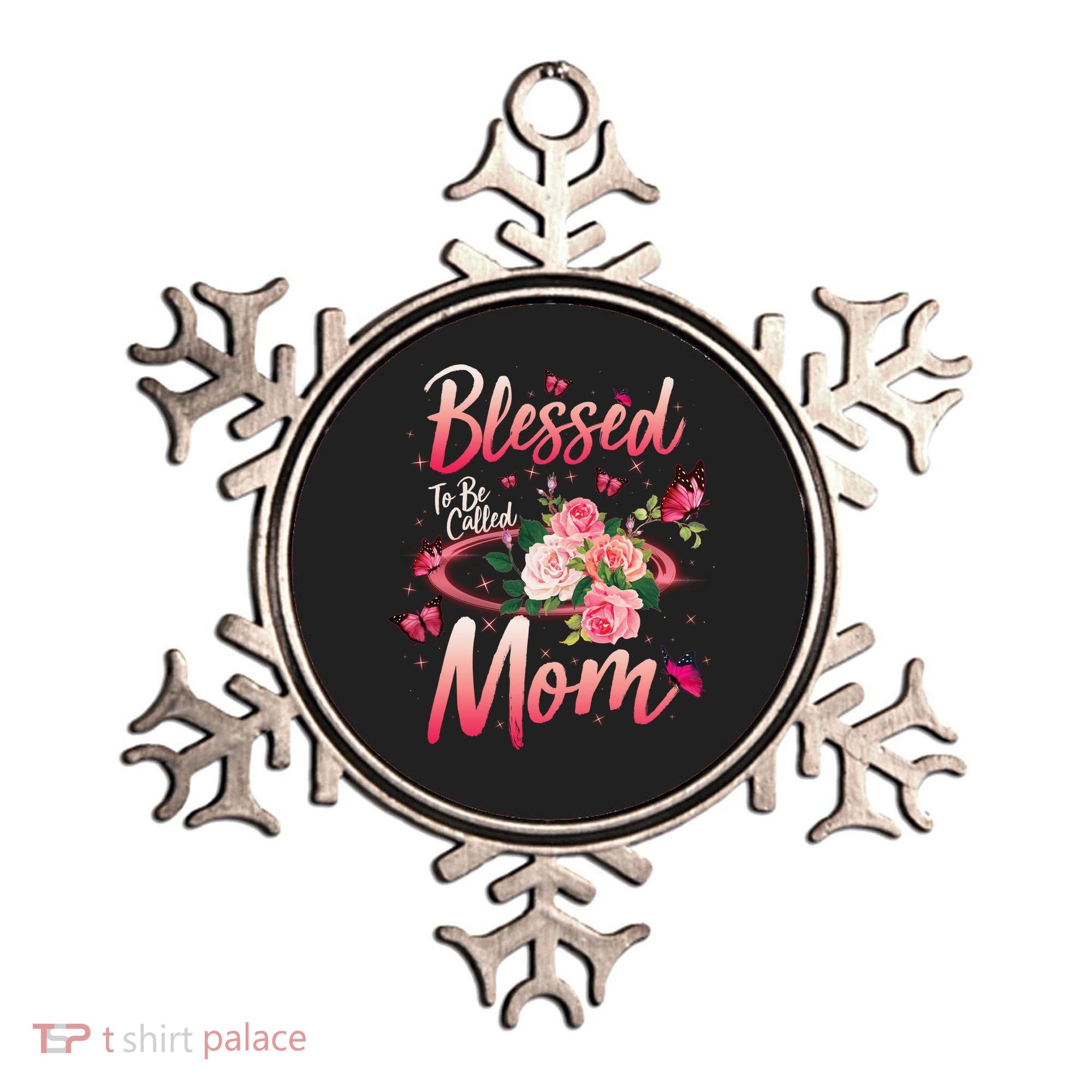 Mother's Day Blessed To Be Called Mom Butterflies And Roses Ornament
