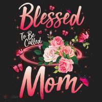 Mother's Day Blessed To Be Called Mom Butterflies And Roses Golf Towel thumb 3