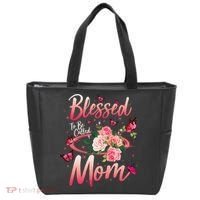 Mother's Day Blessed To Be Called Mom Butterflies And Roses Tote Bag thumb 0