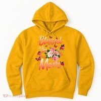 Mother's Day Blessed To Be Called Mom Butterflies And Roses Hoodie thumb 0