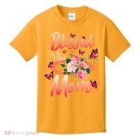 Mother's Day Blessed To Be Called Mom Butterflies And Roses Kids T-Shirt thumb 0