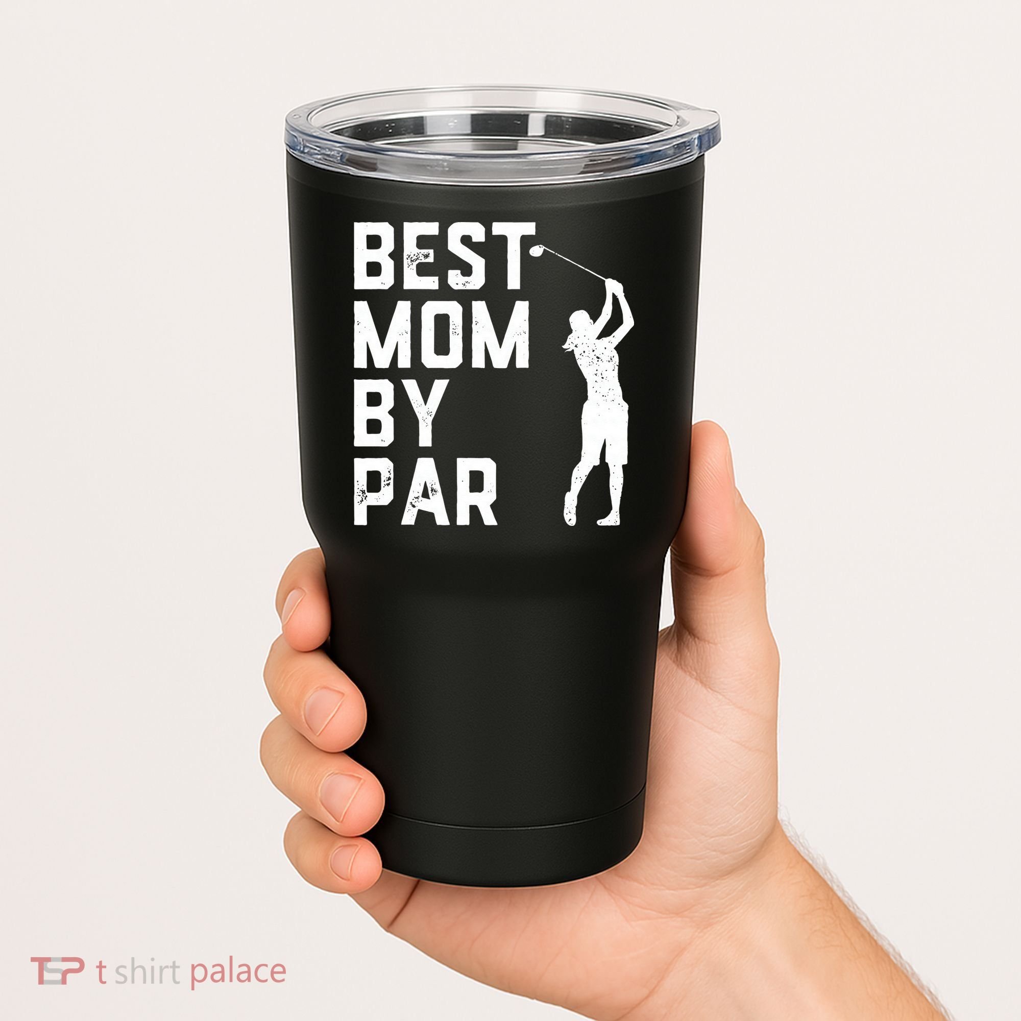 Mother's Day Best Mom By Par Funny Golf Lover Gift Tumbler