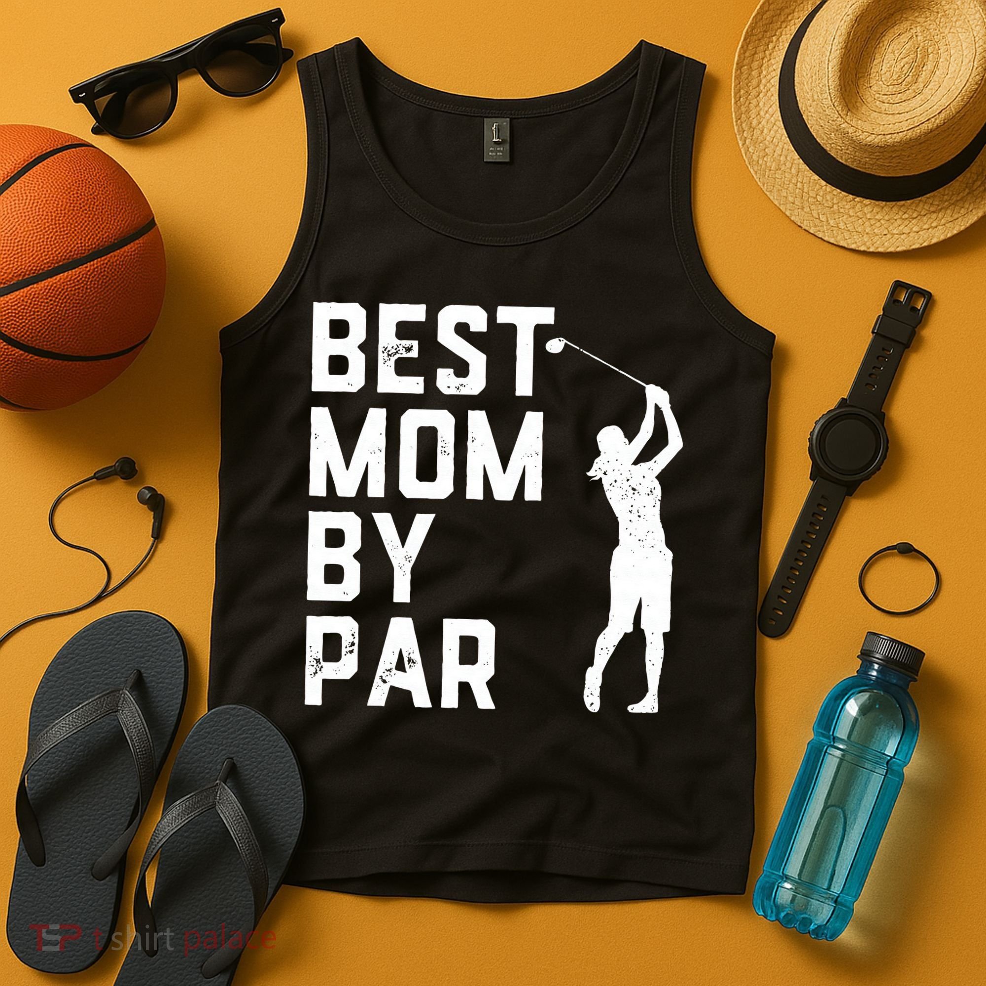 Mother's Day Best Mom By Par Funny Golf Lover Gift Tank Top