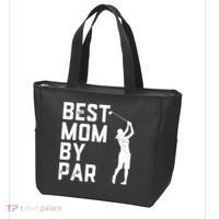 Mother's Day Best Mom By Par Funny Golf Lover Gift Tote Bag thumb 3