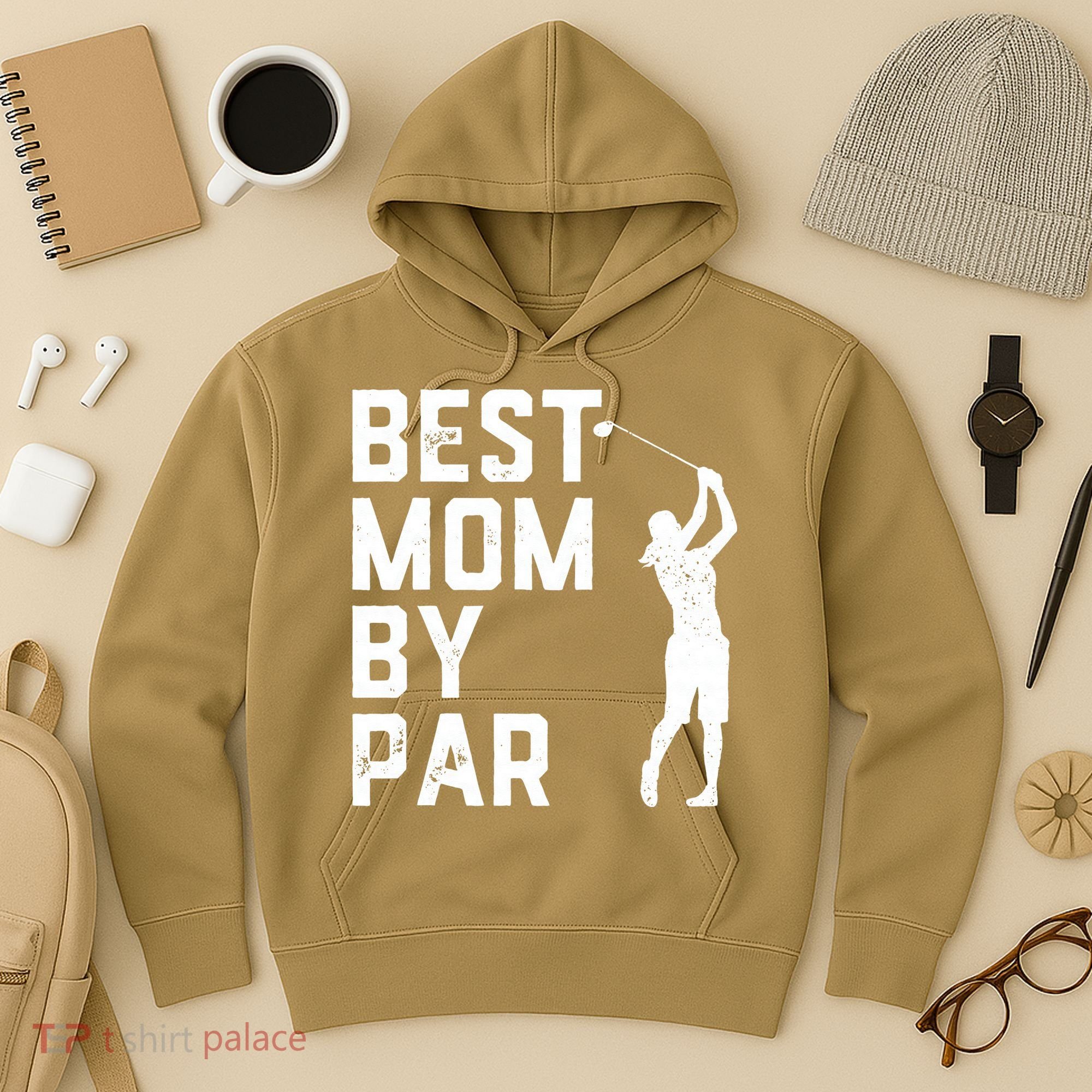 Mother's Day Best Mom By Par Funny Golf Lover Gift Hoodie
