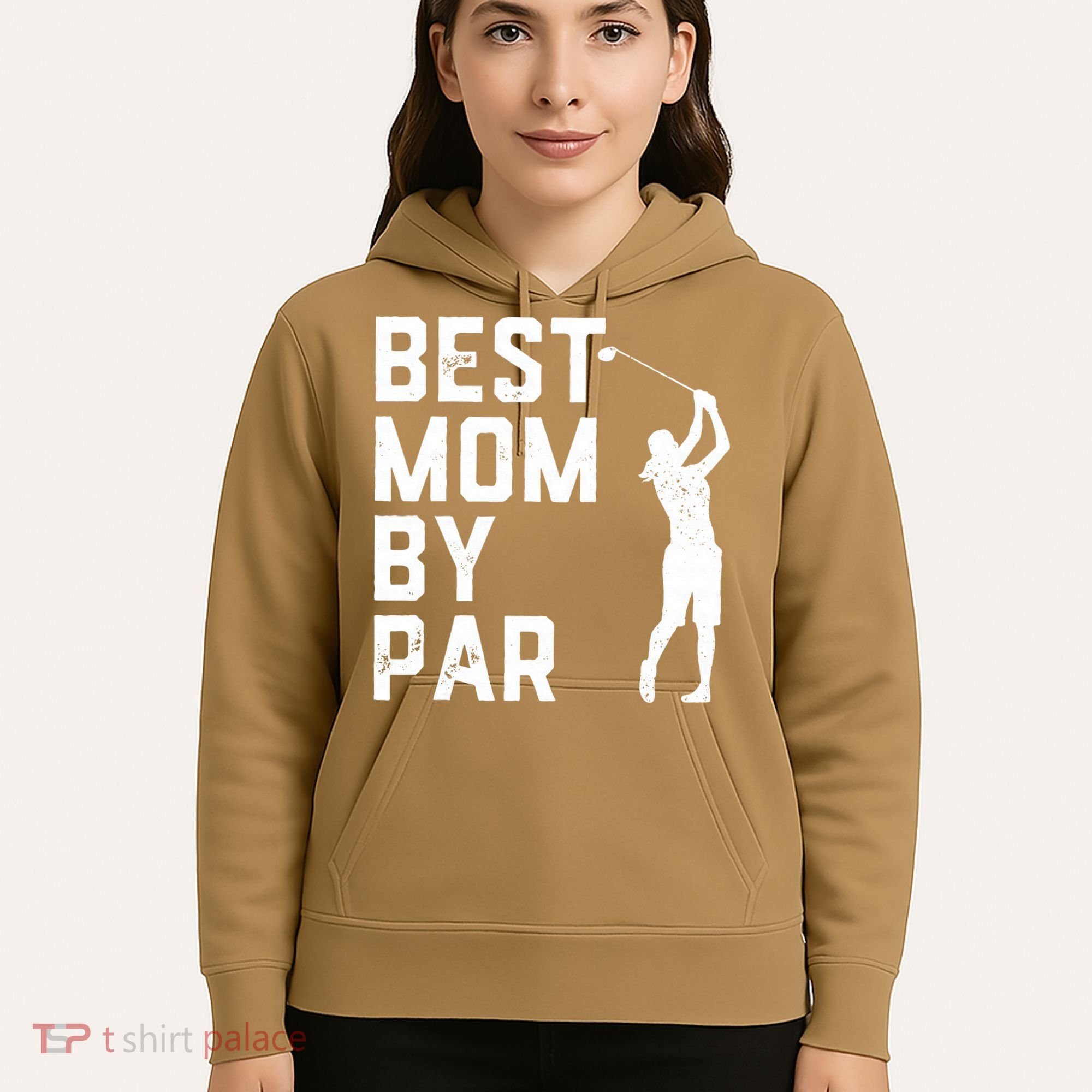 Mother's Day Best Mom By Par Funny Golf Lover Gift Hoodie