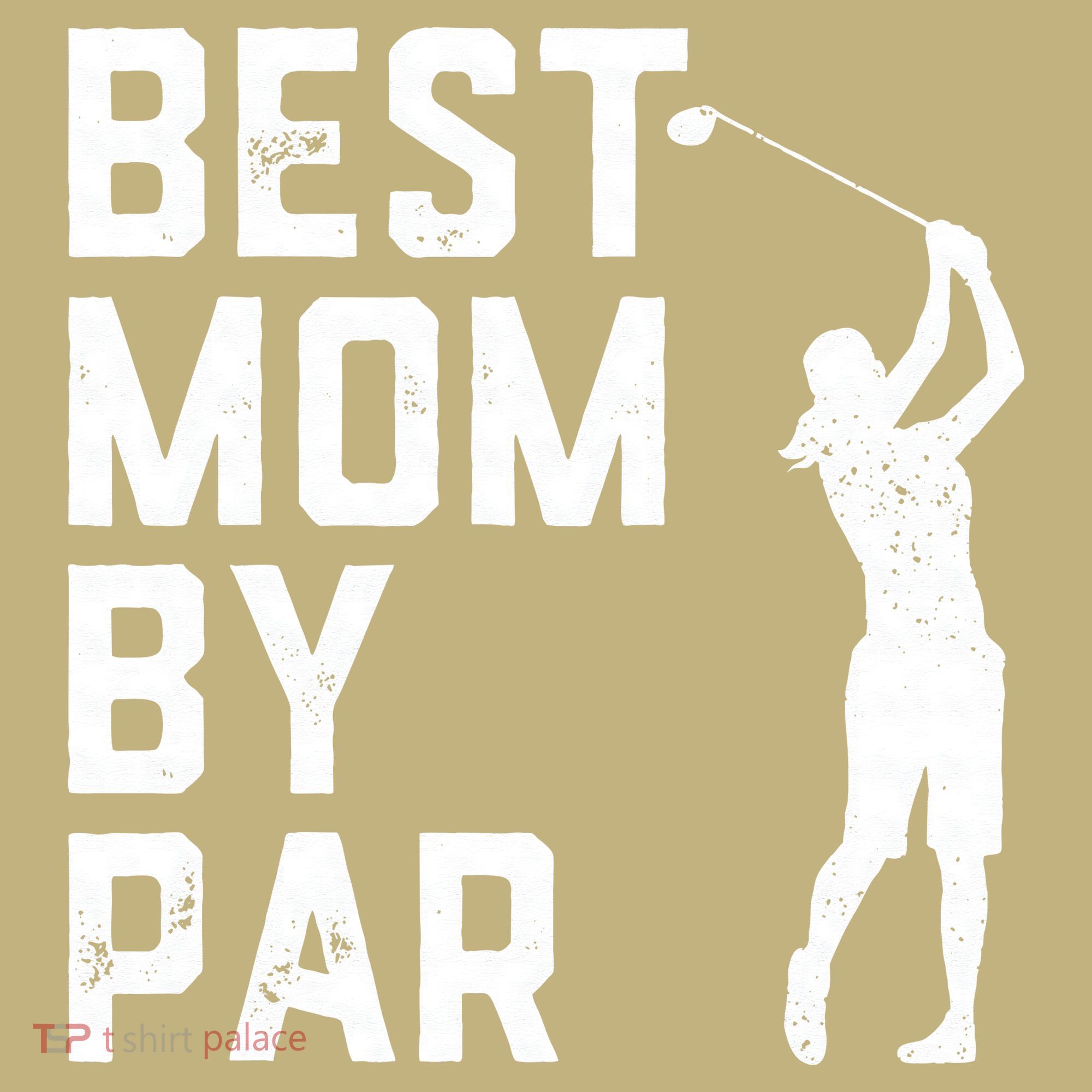 Mother's Day Best Mom By Par Funny Golf Lover Gift Polo