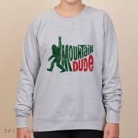 Mountain Dude Bigfoot Hiking Humor Women's Sweatshirt thumb 0